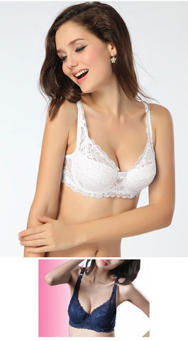 Big sale--2016 Fashion Hot Sexy Underwire Full Coverage non padded Lace Sheer Bra Size 34 36 38 40 Drop Shipping