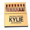 6pcs Kylie Lip Set Matt Cup Lip Gloss Kylie Jenner Gold