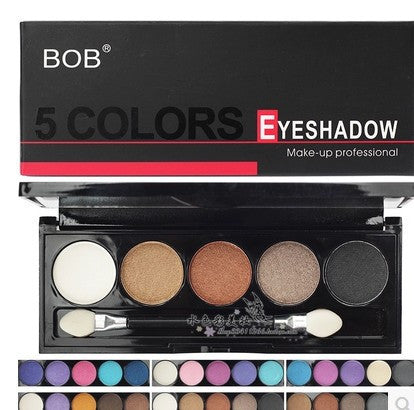 BOB 5 colors MAQUIAGEM Eyeshadow palette