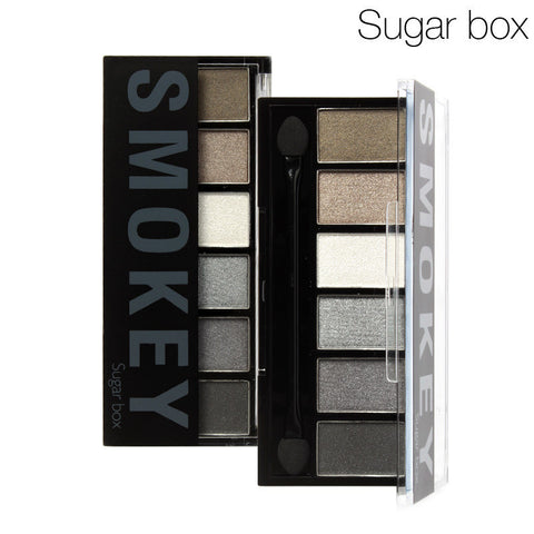 Sugar Box 6 Colors Eyeshadow Palette Glamorous Smokey EyeShadow