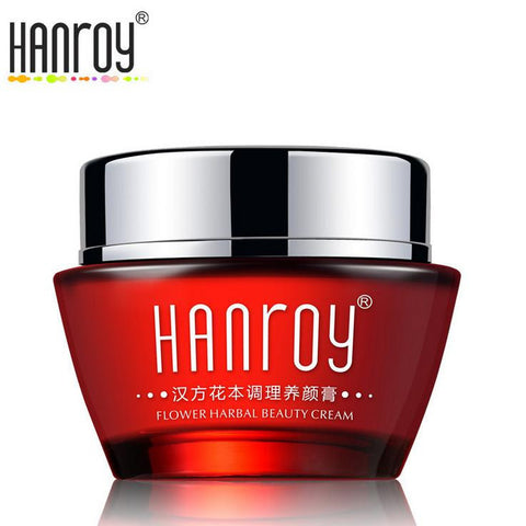 Brand HANroy Pure Plant Flower Herbal Beauty Cream Oil-control Moisturizing Nourishing Anti Aging Anti Wrinkle Essence Face Cream