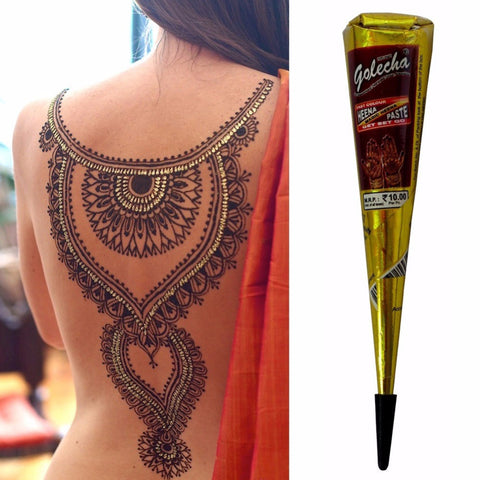 New Arrival Mini Natural Indian Tattoo Henna Paste for Body Drawing 25gram Black Henna