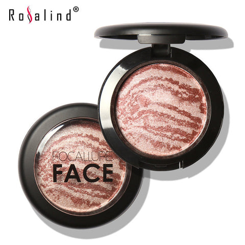 Brand Focallure FACE Professional Cheek 6 Colors Makeup Baked Blush Bronzer With Brush