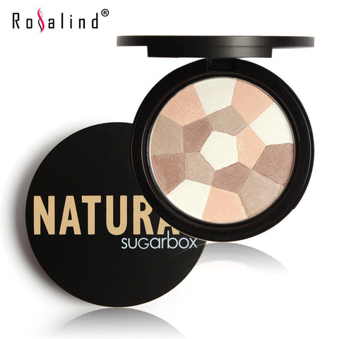 Brand Sugar-box NATURAL MakeUp Face Powder Multi-Colored Pressed Nude Powder