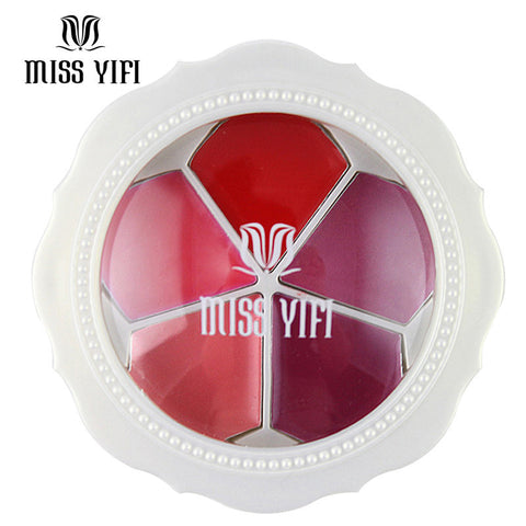 Smash-Box MISS YIFI makeup 5 colors Waterproof Lip Gloss Palette of Lipsticks 5 Style mn long lasting