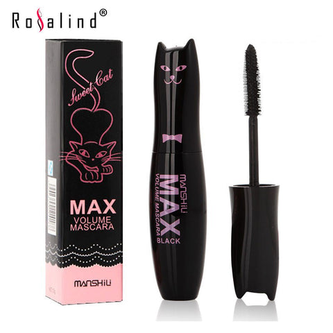 Brand Manshili MAX Professional Eyes Makeup Black Lengthening Eyelashes Waterproof Mascara