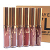 6pcs Kylie Lip Set Matt Cup Lip Gloss Kylie Jenner Gold