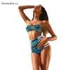 Brand New Summer High Waist Print Bikini Set