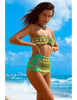 Brand New Summer High Waist Print Bikini Set
