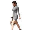 Long Sleeve KYLIE JENNER Skin Tight Dress