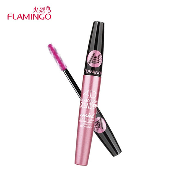 Mascara Brand FLAMINGO 4D graceful extremely Lengthening 4D Stereoscopic Slender Curled Mascara